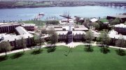 The U.S. Coast Guard Academy in New London, CT.
